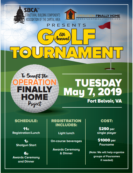 Golf tournament flyer
